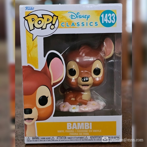 Funko Pop Disney Classics Bambi & Flower, Lot of 2 - Picture 2 of 10